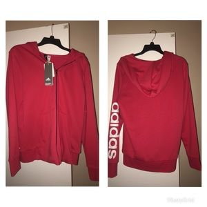 Size XL Addida’s Pink ZIP UP